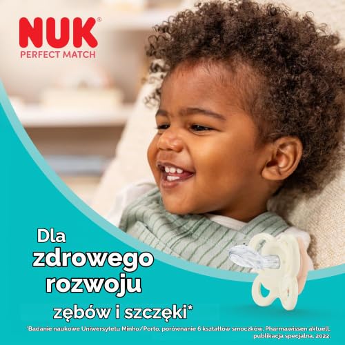 NUK Perfect Match Air nyugtató cumik 0-6 hónapos korig, 2 db