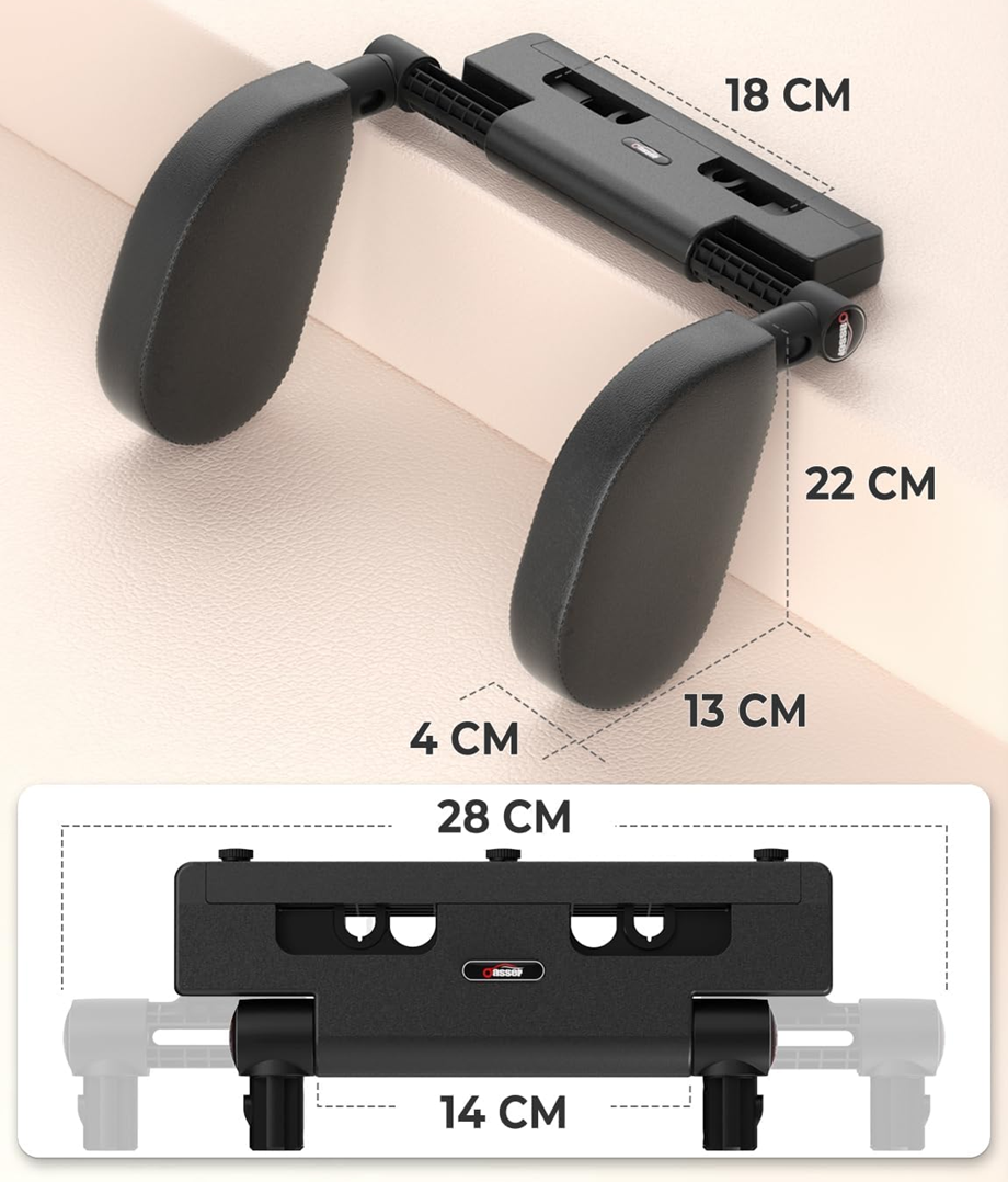 OASSER autós fejtámla 14-28 cm 180°-os állíthatóság