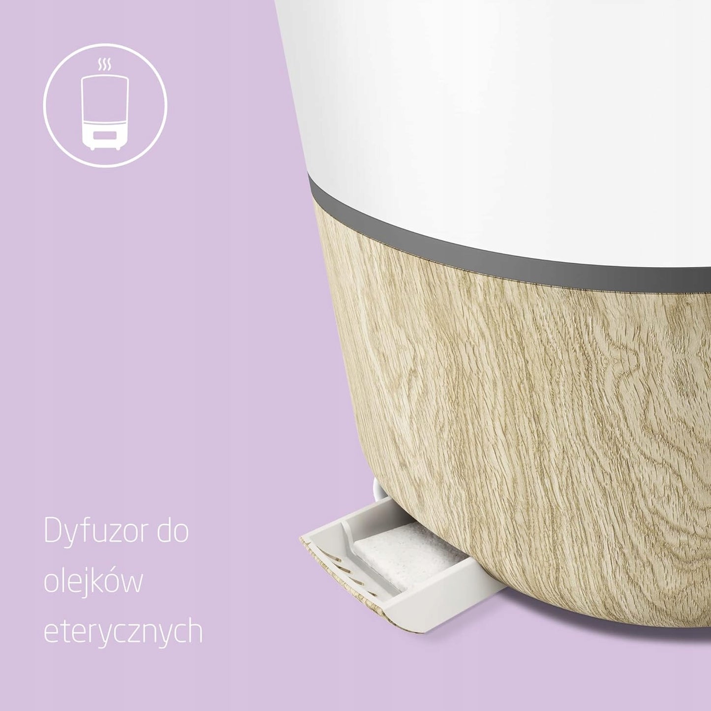 MAXI-COSI Breathe távolról vezérelhető, 24 órás üzemidejű párásító, Connected Home alkalmazás