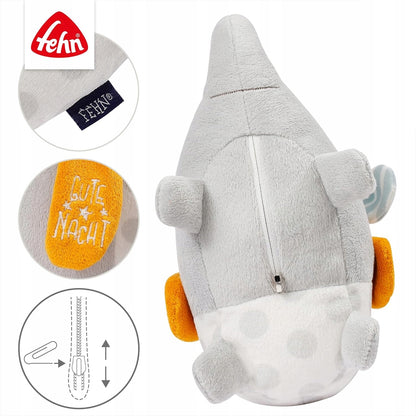FEHN doudou avec veilleuse 4 couleurs et broderie lumineuse ÉLÉPHANT