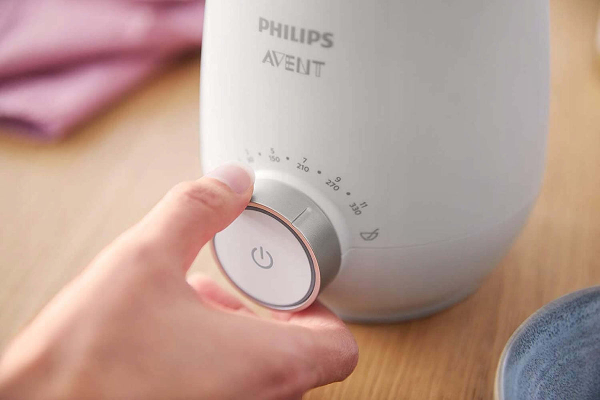 PHILIPS AVENT SCF358/00 podgrzewacz do butelek biały, inteligentna regulacja temperatury, szybkie podgrzewanie mleka