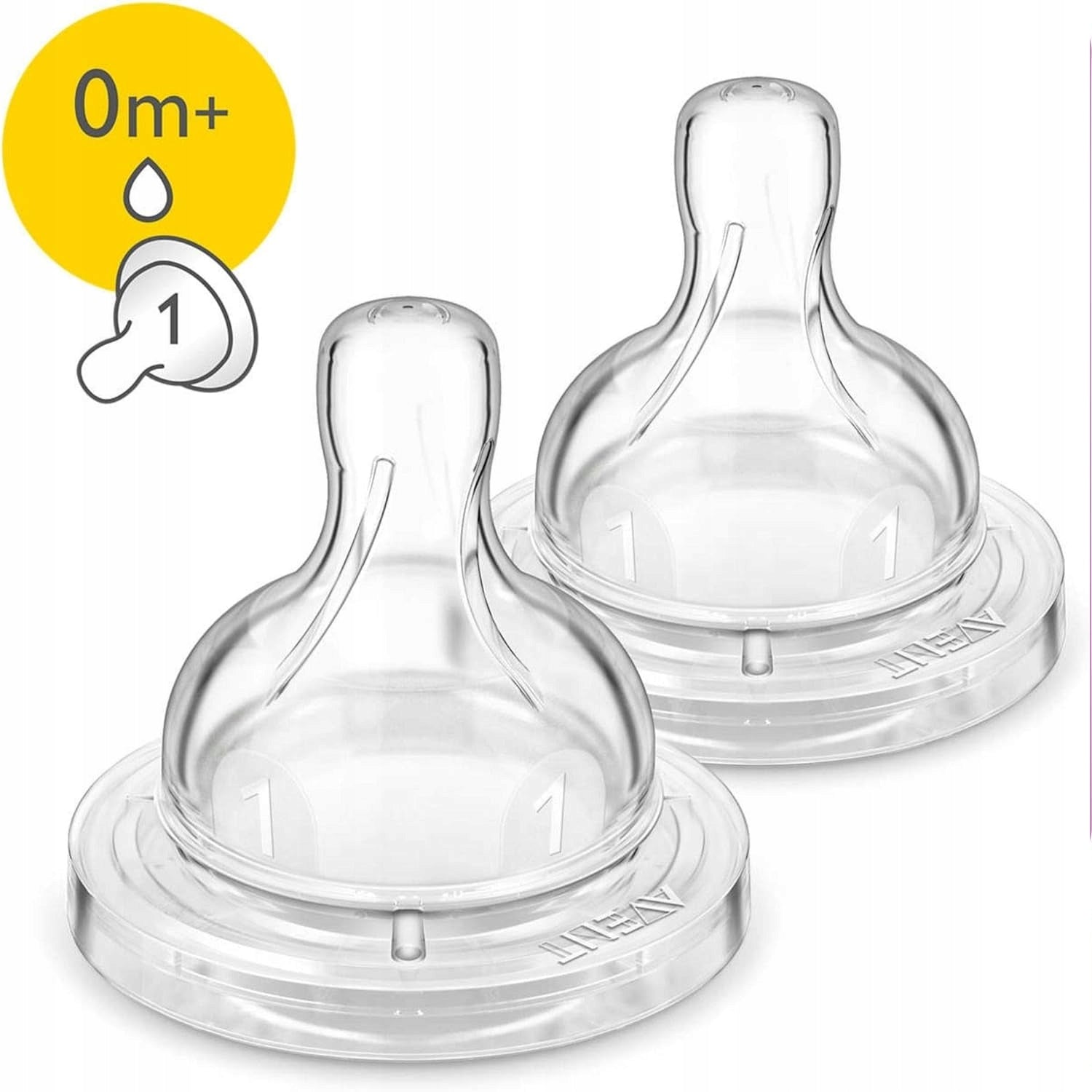 PHILIPS AVENT Classic+ Anti-colic cumik 0 hó+ x2