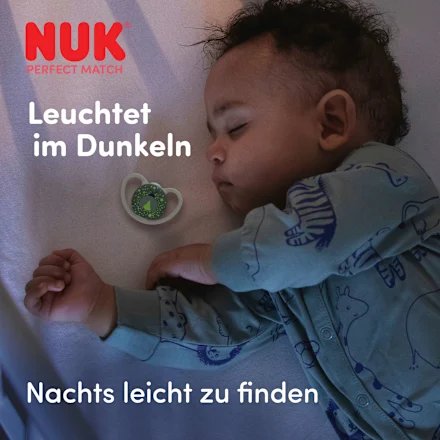 NUK Perfect Match Air Night nyugtatócumik 18–36 hónapos korig