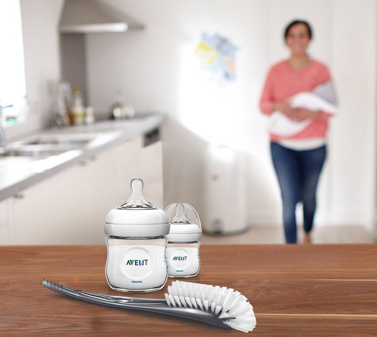 PHILIPS AVENT SCF145/08 cumisüveg és cumi tisztító kefe + tok