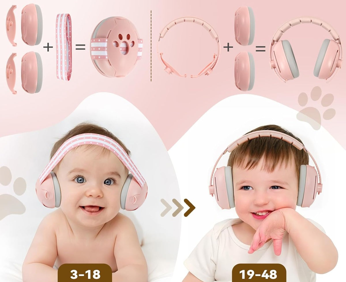 YAZOMA casque antibruit de protection 2 en 1 25 dB + étui