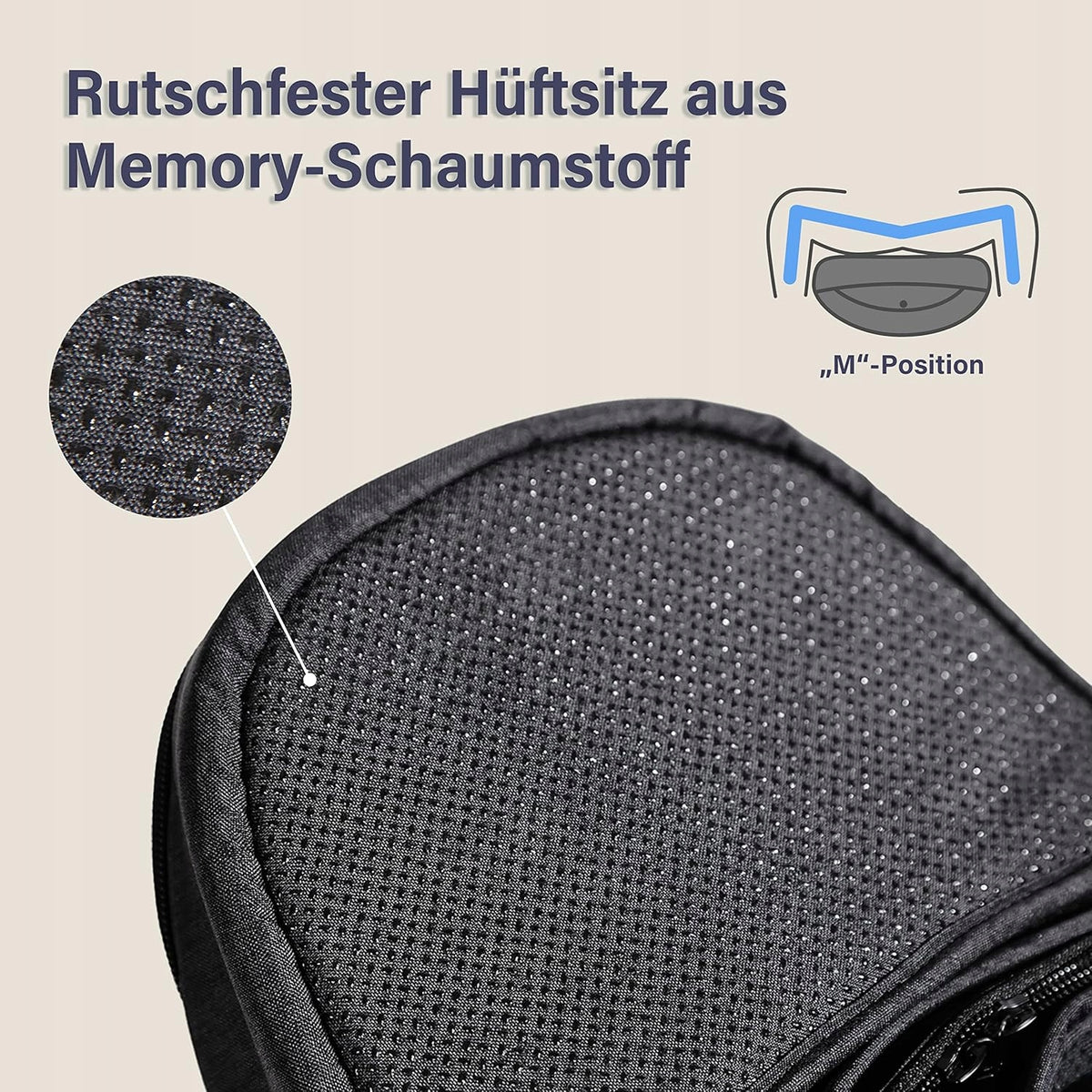 BABYMUST car seat, hip seat carrier