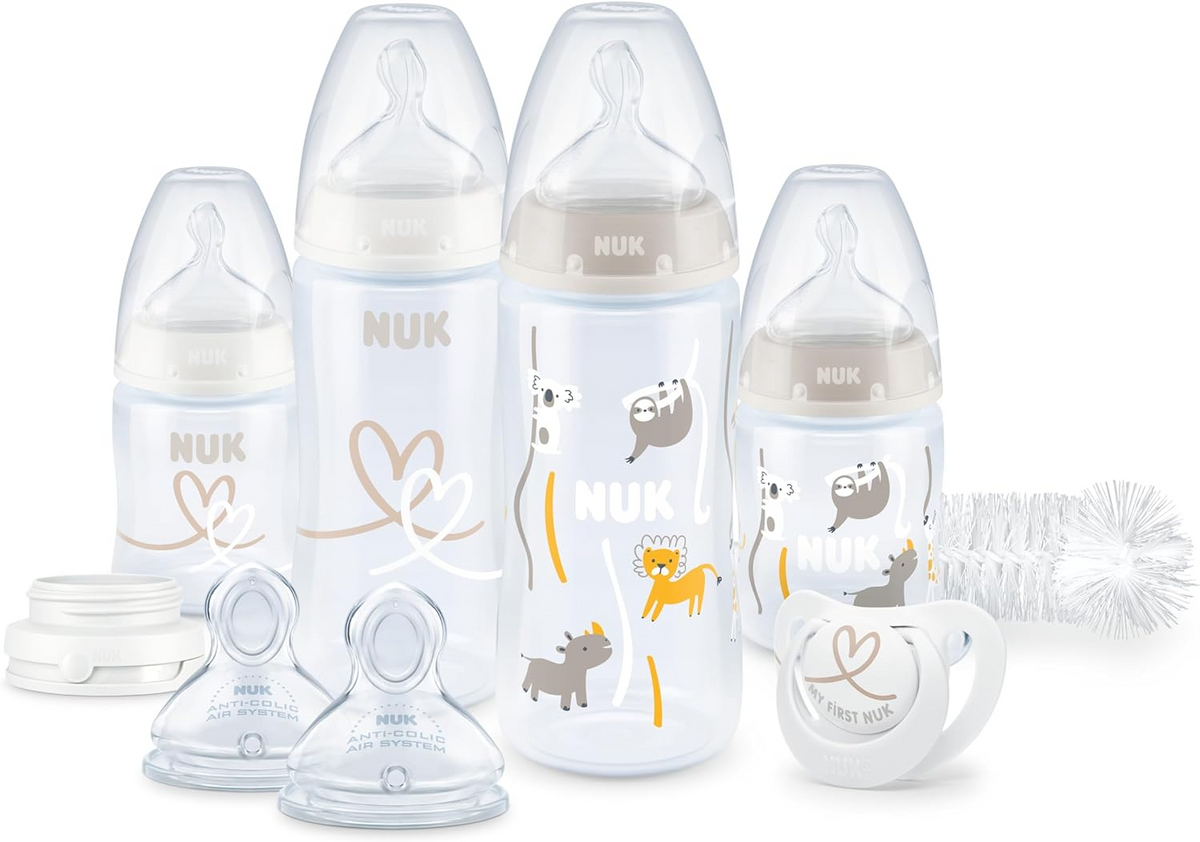 NUK Perfect Start hőmérséklet-ellenőrzős cumisüveg készlet 9 db.
