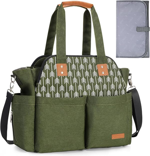 LEKEBABY Kinderwagentasche + Wickelunterlage