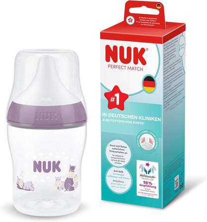 NUK Perfect Match hasfájás elleni cumisüveg 150 ml 0+