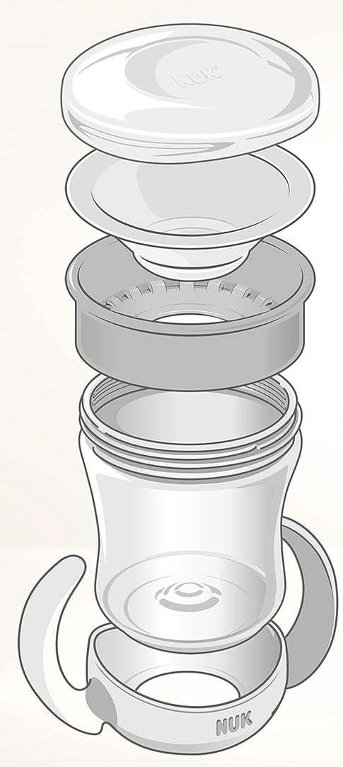 NUK Mini Magic Cup 360° spill-proof cup, 160 ml, 6+ months