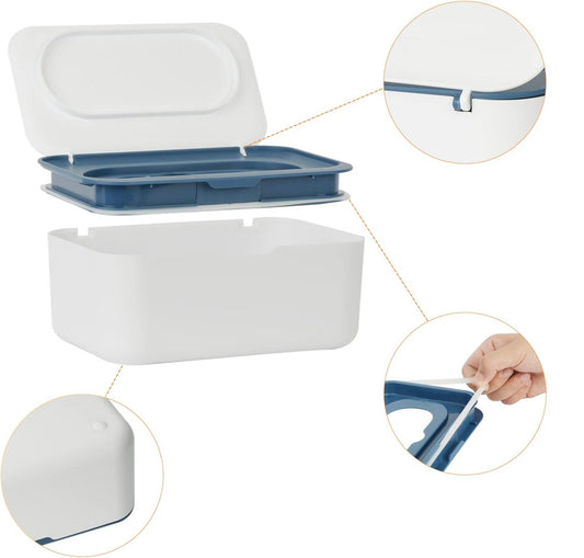 SEPOSEVE recipiente para toallitas húmedas 13 x 19 x 7,5 cm 80 unidades