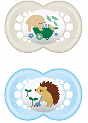 MAM ORIGINAL pacifier x2 6m+ RUBBER