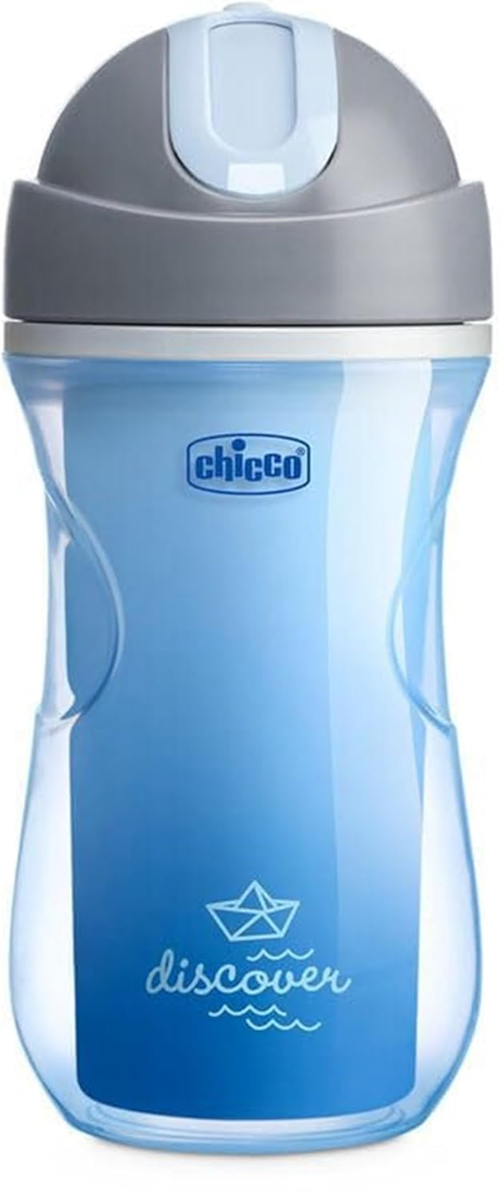 CHICCO Sport Cup pohárik s brčkem 266 ml 14 m+