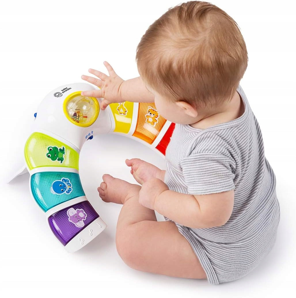 BABY EINSTEIN panel świetlny z grzechotką, melodiami i słowami w 3 językach