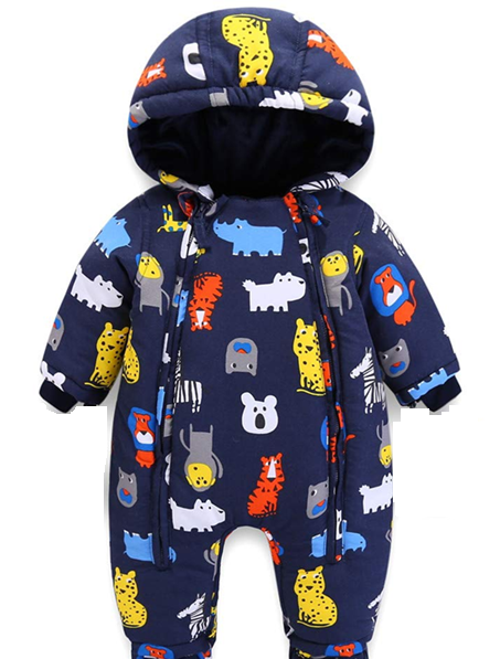 JIAMY winter hooded snowsuit 9–12 months
