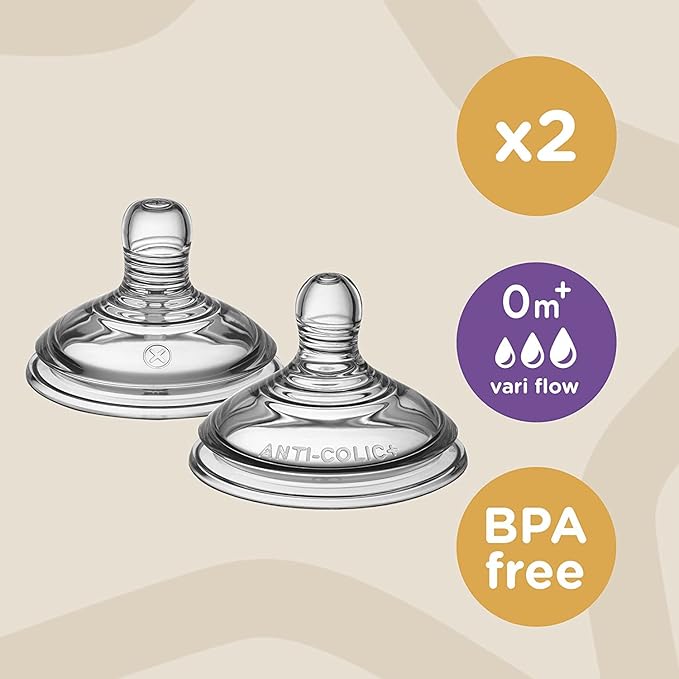 TOMMEE TIPPEE cumik 0m+ x2 VariFlow Closer to Nature