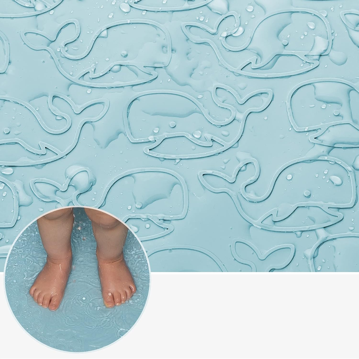 REER MyHappyBath XXL csúszásgátló fürdőszobaszőnyeg kádhoz és zuhanyzóhoz, 36x97 cm