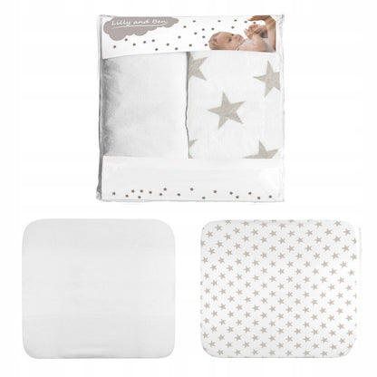 LILLY&BEN pokrowiec na przewijak frotte 50x70 x2