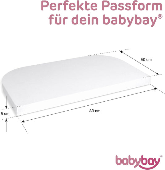 BABYBAY σεντόνι jersey DELUXE με λάστιχο 89x50 εκ.