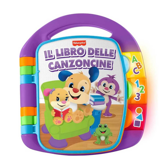 FISHER-PRICE CDH49 elektroniczna książeczka edukacyjna JĘZYK WŁOSKI