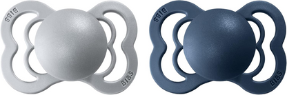 BIBS SUPREME szimmetrikus természetesgumi cumik 0–6 hónapos korig