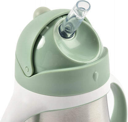 BEABA tasse anti-fuite avec paille EN ACIER 250 ml