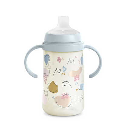 SUAVINEX non-spill cup with spout and handles, 270 ml, 6 m+
