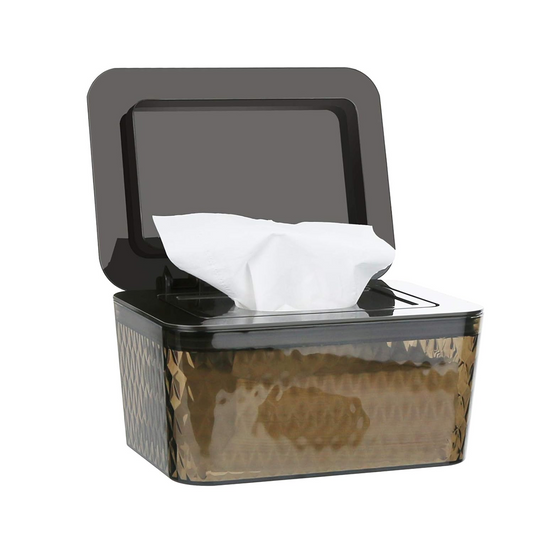 WHCHIY recipient pentru șervețele umede cu garnitură și capac 12,5 x 17,5 x 9,5 cm