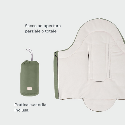 MOOVO NUVITA univerzális bundazsák babakocsikhoz, 0–6 hónapos korig, 80 cm