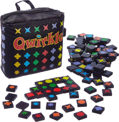 999 GAMES Qwirkle játék 108 fa lapkával + tok