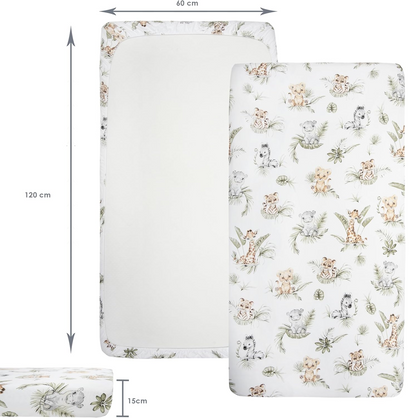 MEDIPARTNERS lepedő kiságyhoz 60cmx120 cm 3 db