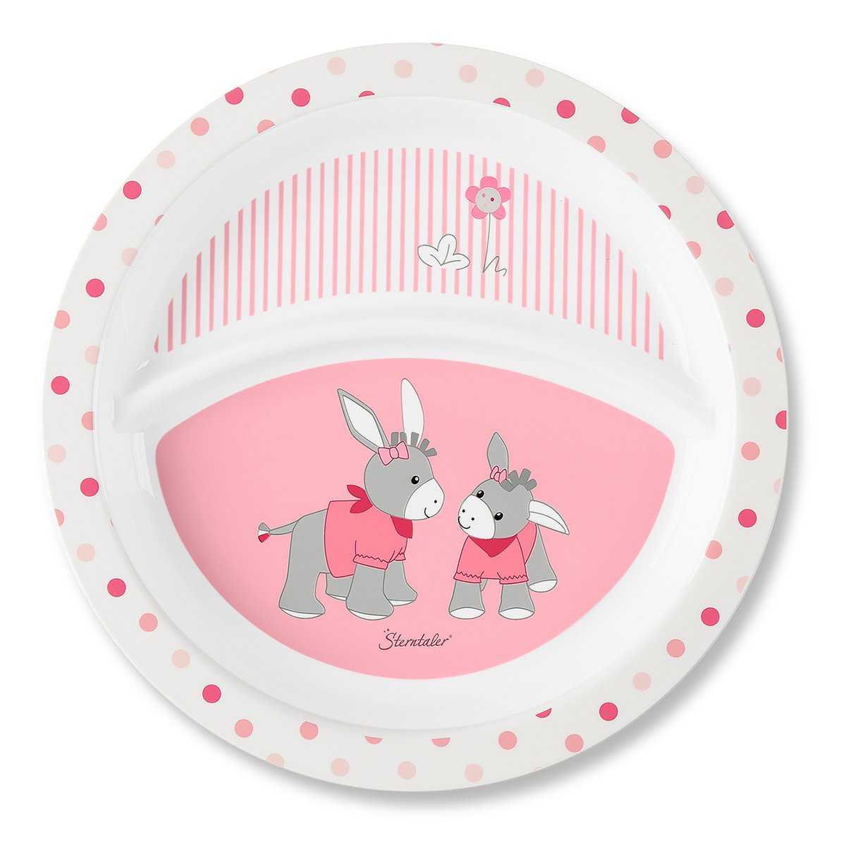 STERNTALER dishware set - plate, plate, bowl, fork