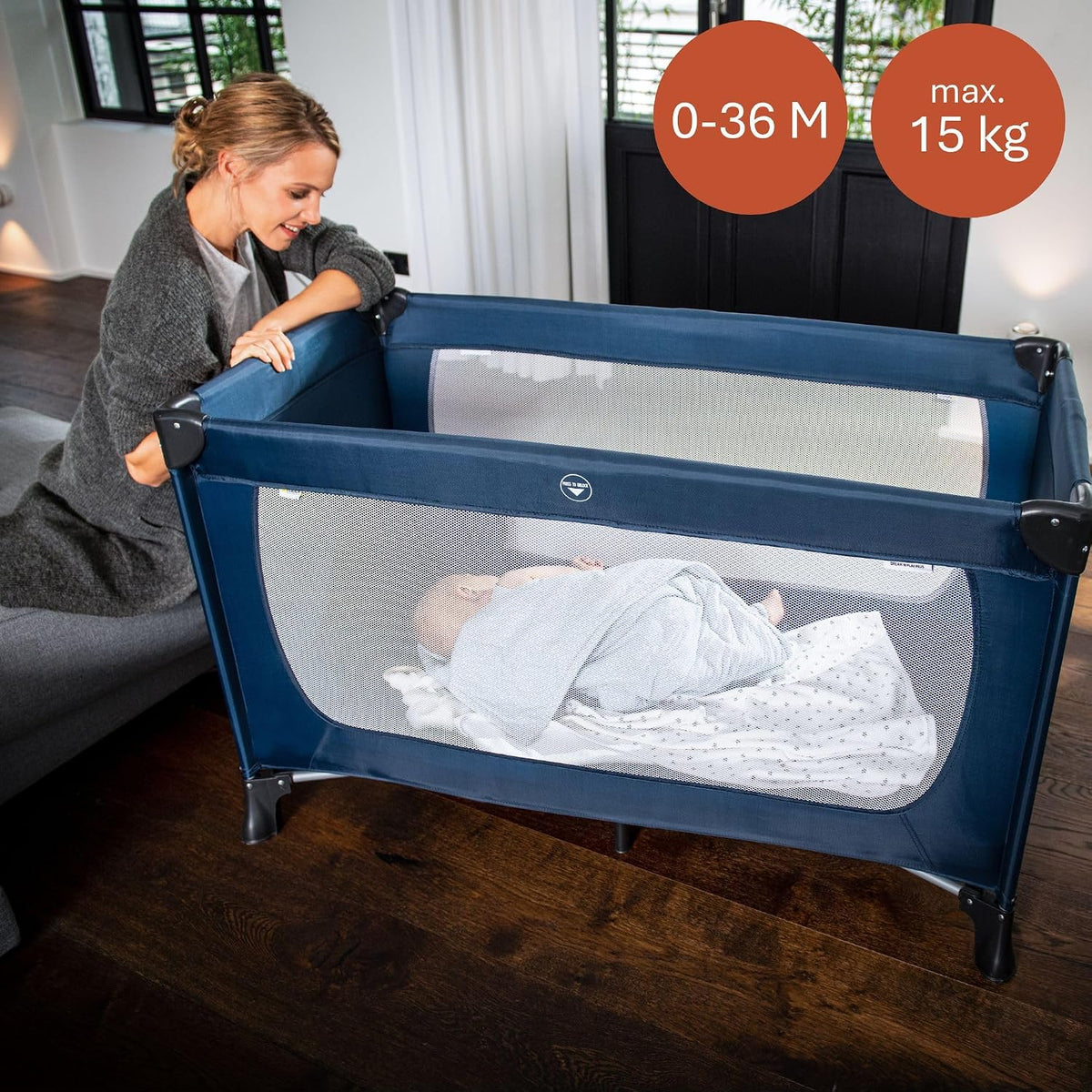 Hauck Dream N Play Plus utazóágy 120x60 15 kg-ig