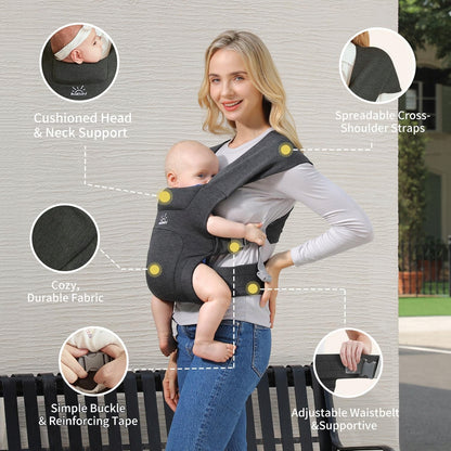 MOMTORY marsupio ergonomico 3 - 12kg