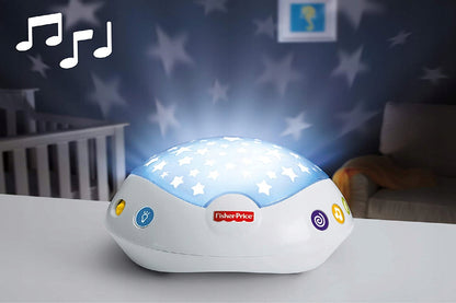 FISHER PRICE móvil para cuna proyector + mando a distancia