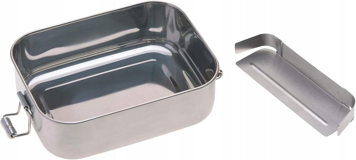 LÄSSIG Garden Explorer acél-bambusz uzsonnás doboz 12,7 17 db,5 cm