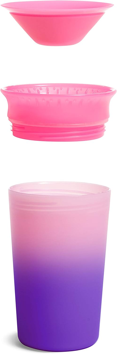 MUNCHKIN Miracle tazza antigoccia che cambia colore beccuccio 360° 266 ml 12 m+