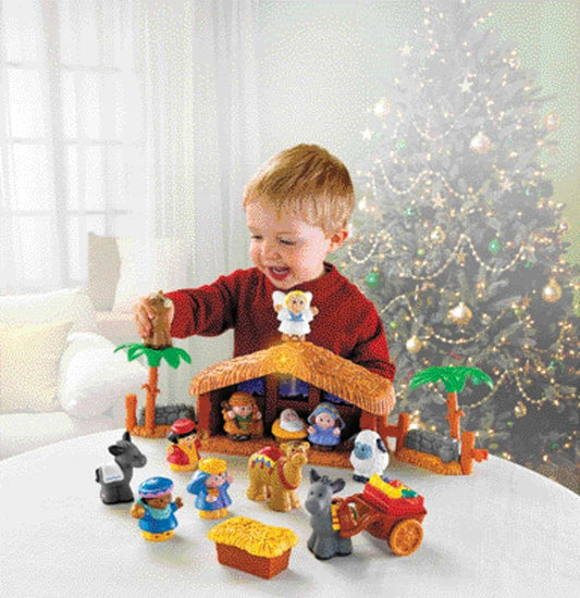FISHER-PRICE Little PeopleChristmas cribages 1-5multicolouredmaterials plastic, metalfree of harmful
