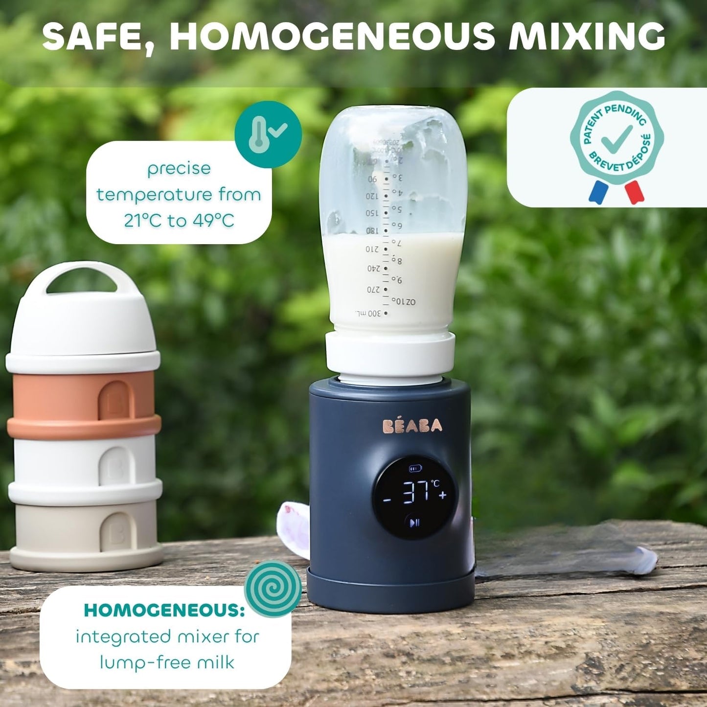 BÉABA Milk Nomad hordozható cumisüveg-melegítő