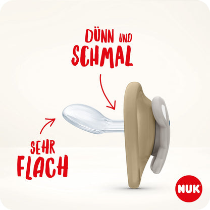 NUK Space Night sucette apaisante en silicone x2 0-6mois +boîte