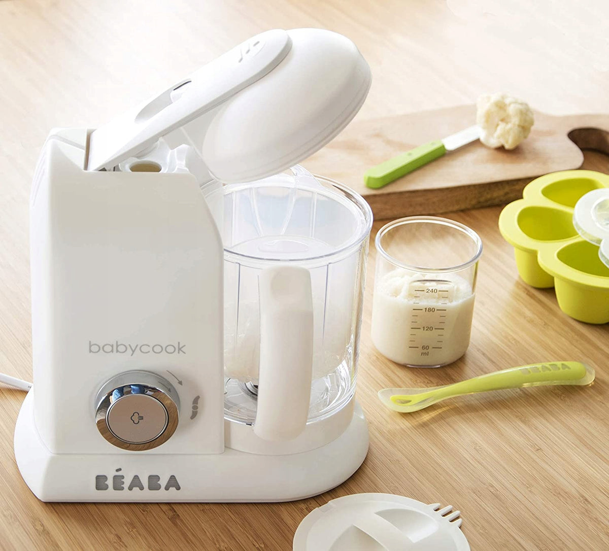 BEABA Babycook ROBOT DE BUCĂTĂRIE 4în1 aburitor, mixer