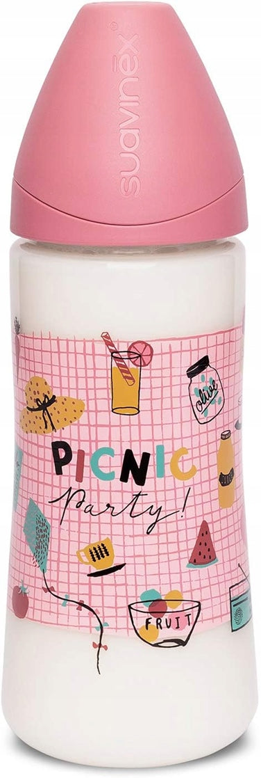 SUAVINEX latex cumisüveg 2-es méret 6 m+ 360 ml PICNIC PARTY