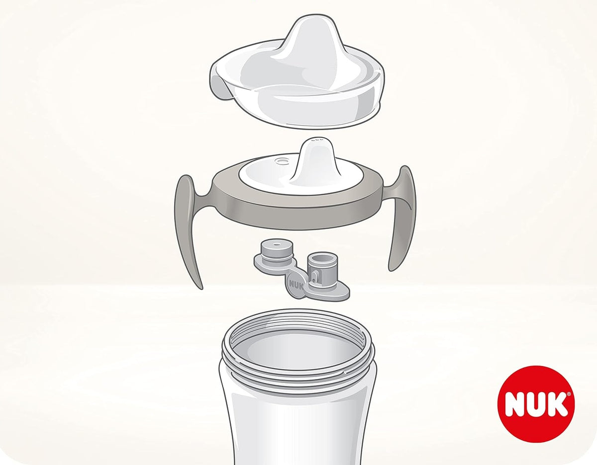 NUK Trainer Cup Auslaufsicherer Trinklernbecher Schildkröten 6 m+ 230 ml