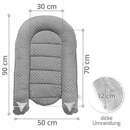 TOTSY BABY baba fészek 90 50 db minky