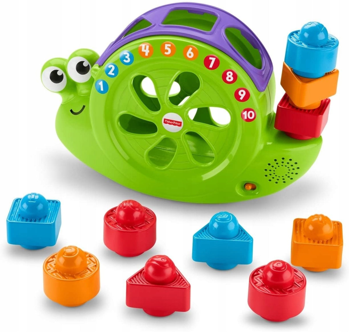 FISHER-PRICE FRB88 interaktív zenélő csiga német nyelvű