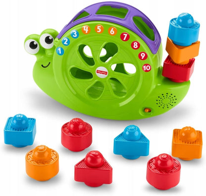 FISHER-PRICE FRB88 interaktív zenélő csiga német nyelvű