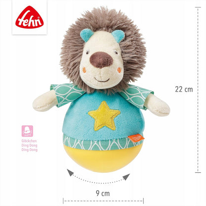 FEHN Funky Friend wańka WSTAŃKA 18cm grzechotka LEW