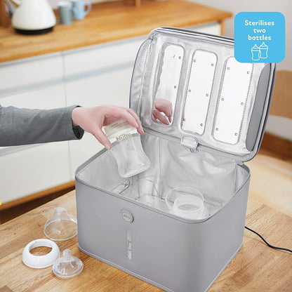 NUBY UV hordozható sterilizátor játékokhoz és egyebekhez 360 fokban