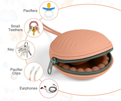 AOLSO custodia universale in silicone per ciuccio diametro 9 cm