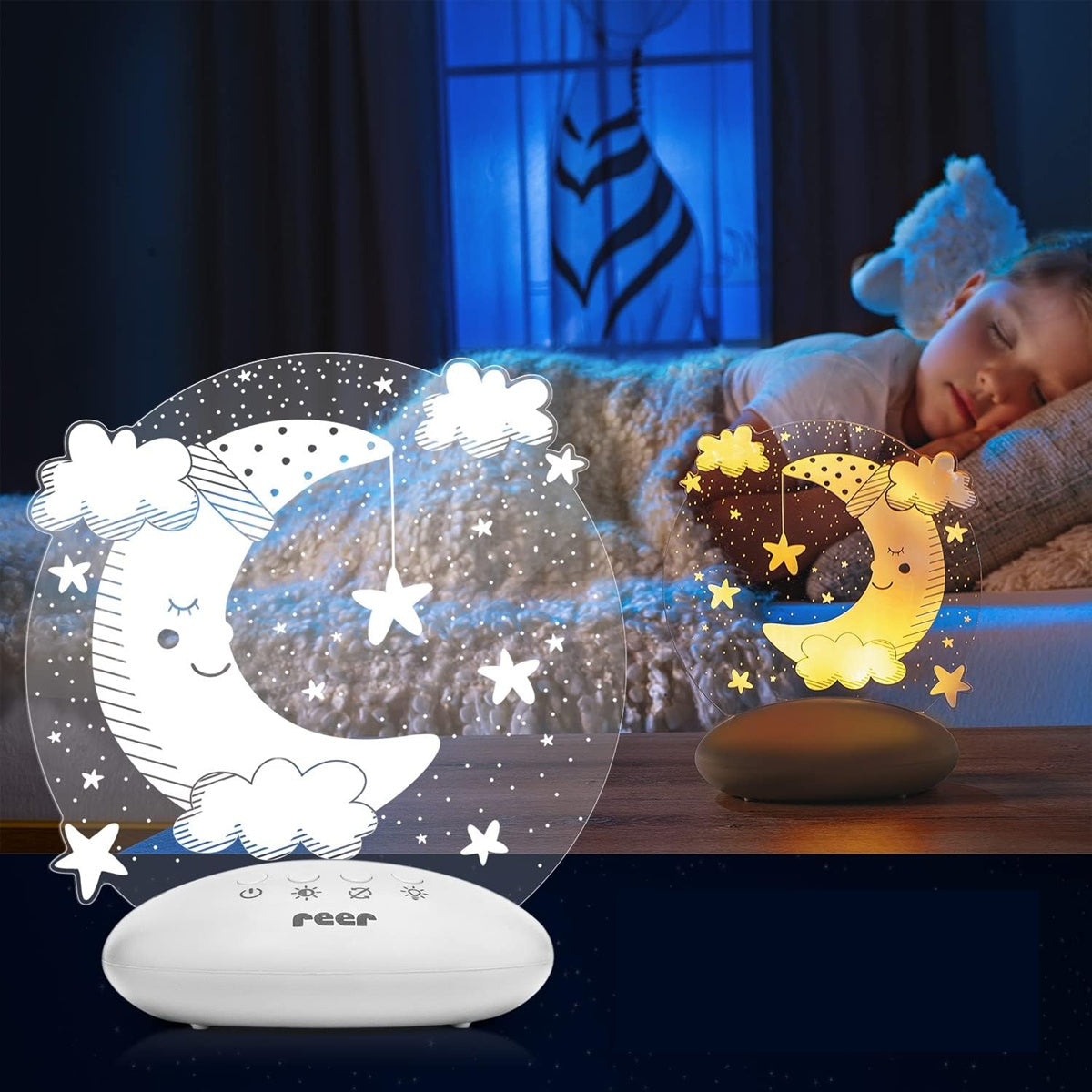 REER ColourLumy LED luce notturna 5 colori LUNA